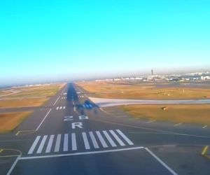 لندینگ A330 در فرودگاه پاریس از دید خلبان