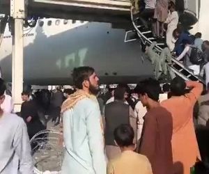 وضعیت بحرانی فرودگاه کابل
