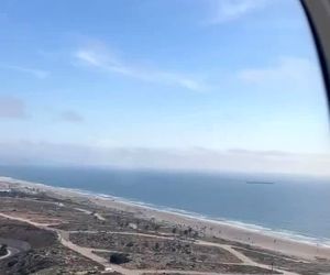 
تیک‌آف از فرودگاه لس آنجلس از دورن ایرباس A380 امارات