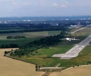 تیک‌آف دیدنی آنتونف ۲۲۵ از فرودگاه کیف