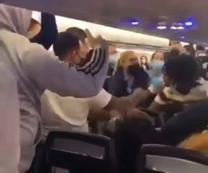 جنجال در هواپیما به دلیل عدم استفاده از ماسک 
