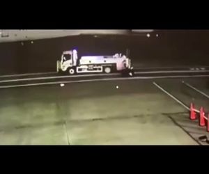 تصادف در رمپ فرودگاه آتلانتا 