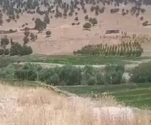 لحظه سقوط بالگرد اورژانس در یاسوج
