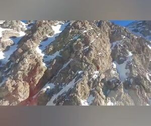 عملیات نجات کوهنوردان توسط اورژانس هوایی الیگودرز