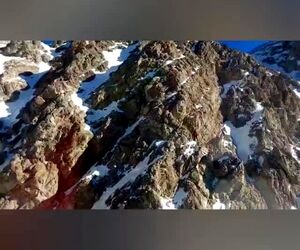 عملیات نجات کوهنوردان توسط اورژانس هوایی الیگودرز