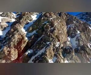 عملیات نجات کوهنوردان توسط اورژانس هوایی الیگودرز