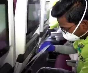 ‌گوشه‌ای از تلاش شرکت هواپیمایی قطرایرویز برای حفظ سلامت مسافران در برابر ویروس کرونا