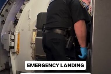 بازگشت دلهره‌آور پرواز با تصور هواپیماربایی