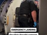 بازگشت دلهره‌آور پرواز با تصور هواپیماربایی