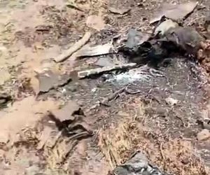 سقوط یک جنگنده هندی در منطقه‌ای در مجاورت پاکستان