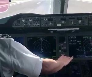 تیک‌آف از نمایی جذاب 