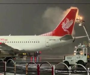 وضعیت عادی پروازها در فرودگاه برفی مشهد