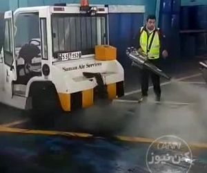 دستگاه‌های جدید شرکت خدمات هوایی سامان در خصوص ضدعفونی و گندزدایی