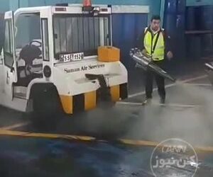 دستگاه‌های جدید شرکت خدمات هوایی سامان در خصوص ضدعفونی و گندزدایی