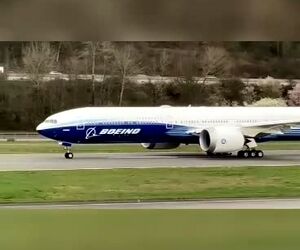 تصاویری از تست لغو تیک‌آف بویینگ 777X در مقر بویینگ 