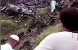 سقوط بالگرد امداد در پاکستان با ۵ کشته 