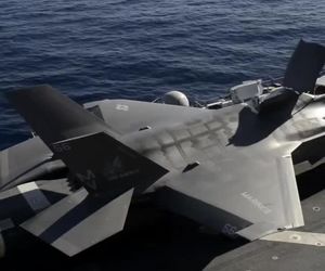 تیک آف F_35B از روی ناو 