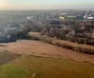 لندینگ هواپیمایی رایان‌ایر در فرودگاه میلان