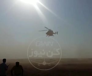 تصاویر انتقال مصدومان سانحه هواپیماى سبک در اطراف فرودگاه آزادى. ساعتى پیش