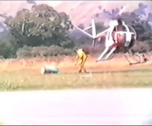 سقوط هلیکوپتر Hughes 500 در نمایشگاه هوایی نیوزلند ۱۹۸۶