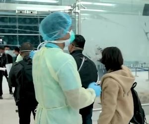 بررسی مسافران در فرودگاه دبی با استفاده از دوربین حرارتی