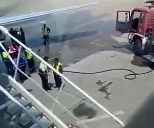 آتش‌سوزی در هواپیمای زائران لبنانی

در فرودگاه بغداد

