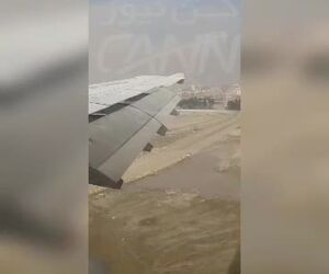 لندیگ ایرباس A300-600 هواپیمایی ماهان در فرودگاه مهرآباد مورخ ۹۸/۱۲/۱۱ پرواز مشهد به تهران 