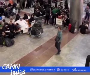 رکورد شلوغی فرودگاه نجف پس از اربعین با ۱۴۶ پرواز