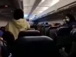 پاى خلبان از روى کلاچ ول شد مسافران افتادند!!