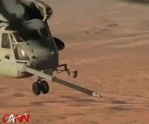  سوختگیری هوایی هلیکوپتر CH-53 سوپر استالیون