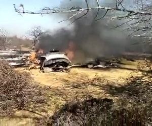 برخورد دو جنگنده در آسمان هند