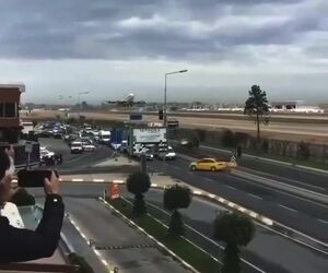 تیک‌آف ملکه از فرودگاه قدیمی استانبول آتاتورک