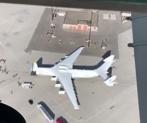 بزرگترین هواپیمای جهان از نمایی جذاب و دیدنی 