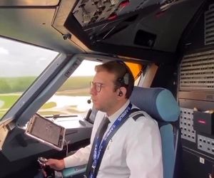 مقایسه لحظه فرود ایرباس و‌ بوئینگ