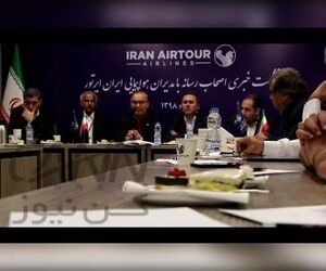 جواب مجید شکاری به سوال سید امیرحسین موسوی مقدم خبرنگار کن‌نیوز در رابطه با خرید هواپیما تا انتهای سال جاری 