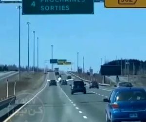 فرود در اتوبان 