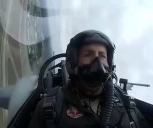 تصاویری از مانور جنگنده F16