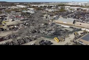 انتشار تصاویر هوایی از محل سانحه سقوط هواپیمای UPS