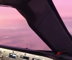 پرواز لندن به پاریس ارسالی از خلبان ایرانی شرکت ایر فرانس آیدین زمانلو 