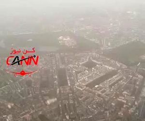  شهر لندن هنگام فرود 