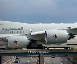 عبور ملکه از روی پل 
آیا نام فرودگاه را می‌دانید؟