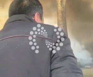 ویدیویی از جنگنده سقوط کرده در تبریز 
