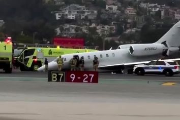 حادثه برای جت شخصی و اعلام وضعیت اضطراری در فرودگاه "سن‌دیگو"