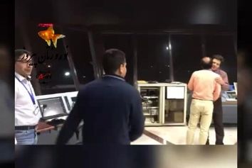 تحویل سال 1398 در برج مراقبت فرودگاه شهید هاشمی نژاد مشهد