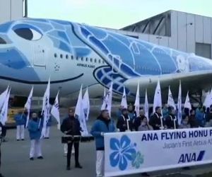 رنگ آمیزی اولین A380 ژاپن