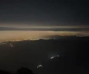 لندینگ در فرودگاه مهرآباد درهوای آلوده تهران