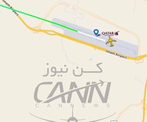  هم اکنون پرواز تهران-نجف در آسمان پرواز مى کند