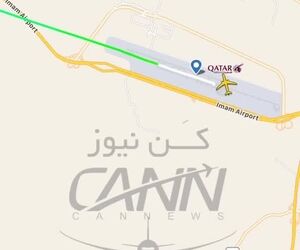  هم اکنون پرواز تهران-نجف در آسمان پرواز مى کند