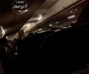 غزل خوانی خلبان در حین پرواز 
