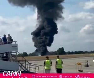 سقوط هواپیما در انگلیس 